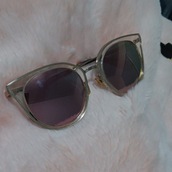 Kate Spade Transparent Gold Sunglasses - Picture 2 of 9